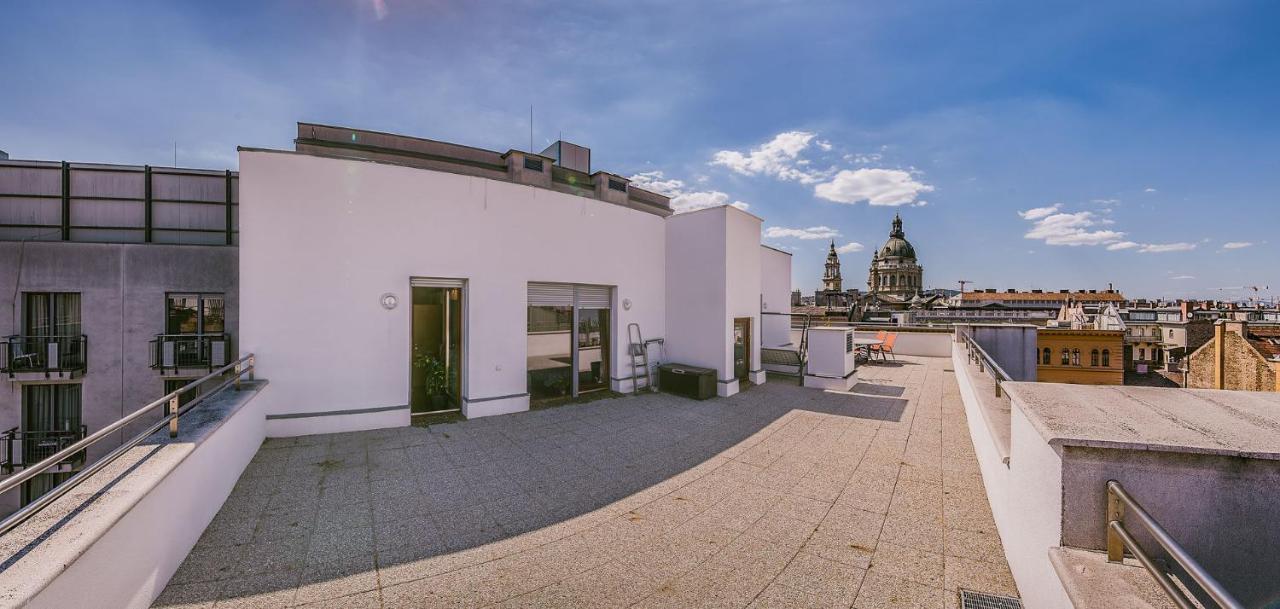 Budapest Top Apartment With Private 90 Sqm Rooftop, Free Parking And Air Condition Exterior foto
