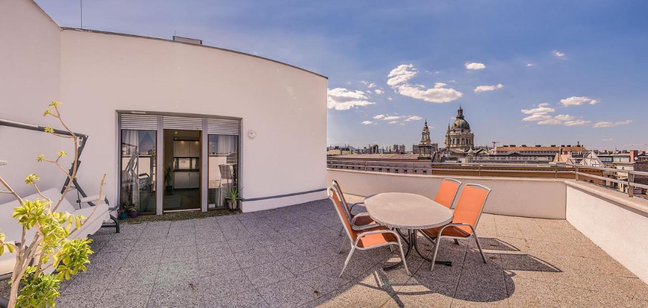 Budapest Top Apartment With Private 90 Sqm Rooftop, Free Parking And Air Condition Exterior foto